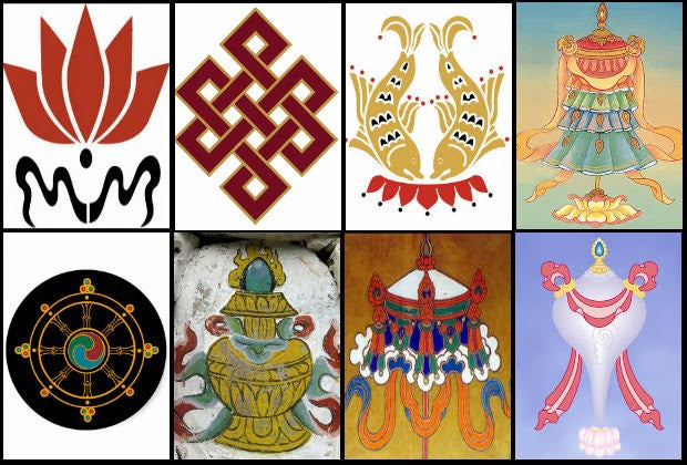 The Astamangala or Eight Auspicious Symbols in Buddhism