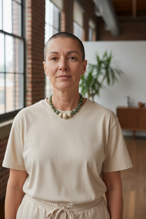 Sea green Afghan serpentine and incised vintage Naga shell beads, finished with sterling silver. Measurements: length 44.5 cm