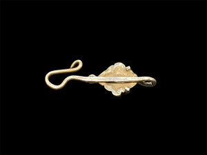 Vintage silver hook clasp. Hand made in India in the 1930's. Length 3.6 cm