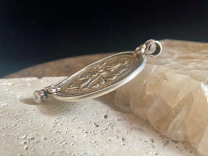 Large Antique Silver Kali Amulet Pendant