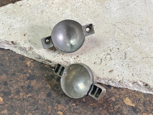 This Shiva lingam box or container is is a fine example of casket workmanship. Dating from the early 20th century or earlier, it is hand cast from high-grade silver & features wear marks commensurate with a piece this age. Measurements: Height 4.8 cm (1.85"), width 5 cm (2")