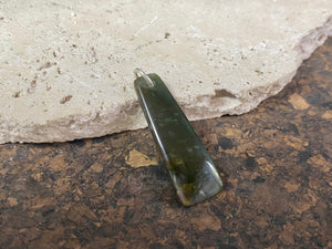 Stunning natural jade kuru pendants