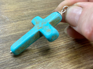 Blue Cross Pendant