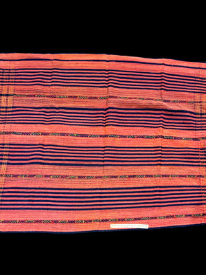 Rare vintage backstrap woven and beaded ceremonial wrap skirt, Gaddang (Ga'dang) people, Cordillera region, Philippines. Late 20th century. 79 cm x 59 cm