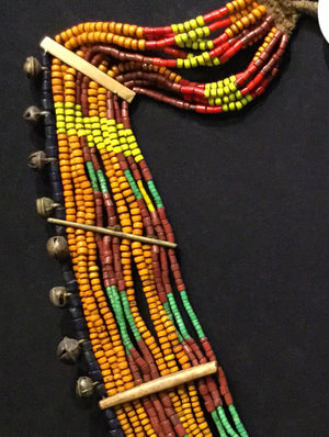 Tribal beaded necklace, naga necklace, naga konyak necklace