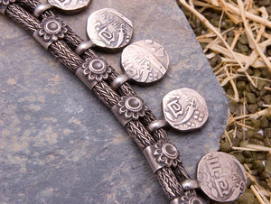 Silver Belt - Vintage Indian Tribal Silver