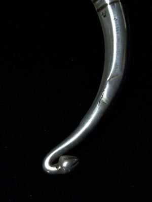 Antique Silver Tribal Torc Necklace