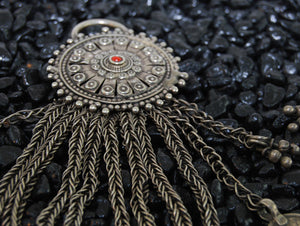 Indian Tribal Silver Women's Ear Ornaments, Tribal Silver Jewellery, Women's Jewelry