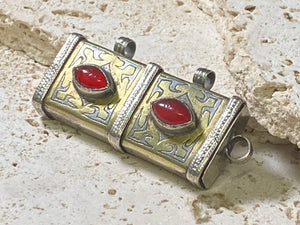 Tekke Turkomen Antique Silver Amulet
