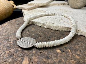 Silver Leaf Necklace