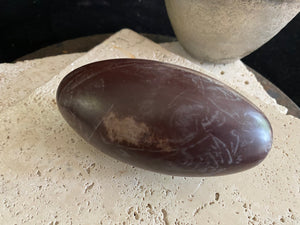 Shiva lingam stones, natural jasper stone, from India.