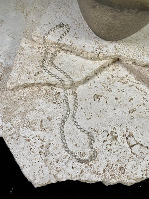 Silver Flat Link Chain