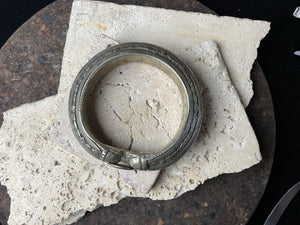 Round Yemen antique silver bracelet, possibly Bedouin, early 19th century