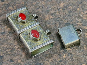 Tekke Turkomen Antique Silver Amulet