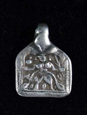 Antique Silver Kali Amulet Pendants