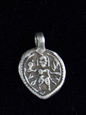 Antique Silver Kali Amulet Pendants