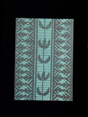 Indian Textile Greeting Cards Stationary