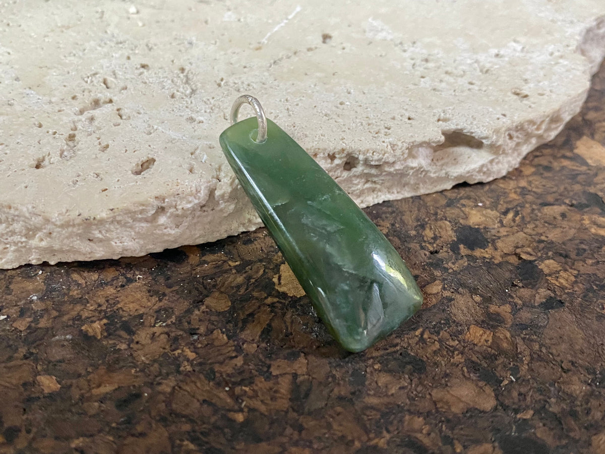 Stunning natural jade kuru pendants