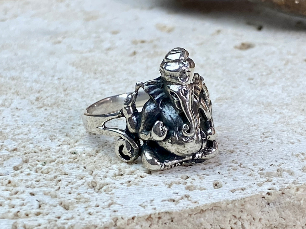 Ganesh 2025 ring silver