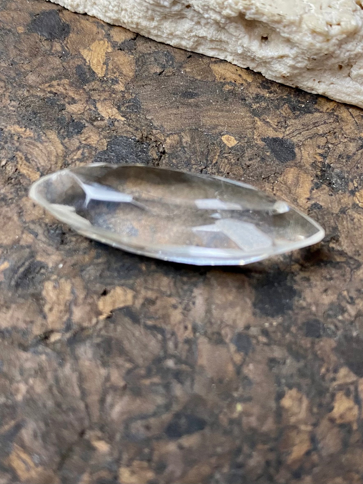 Natural rock crystals facet cut into gems of the highest quality and clarity. Approximately 1.5 - 2.5 cm length