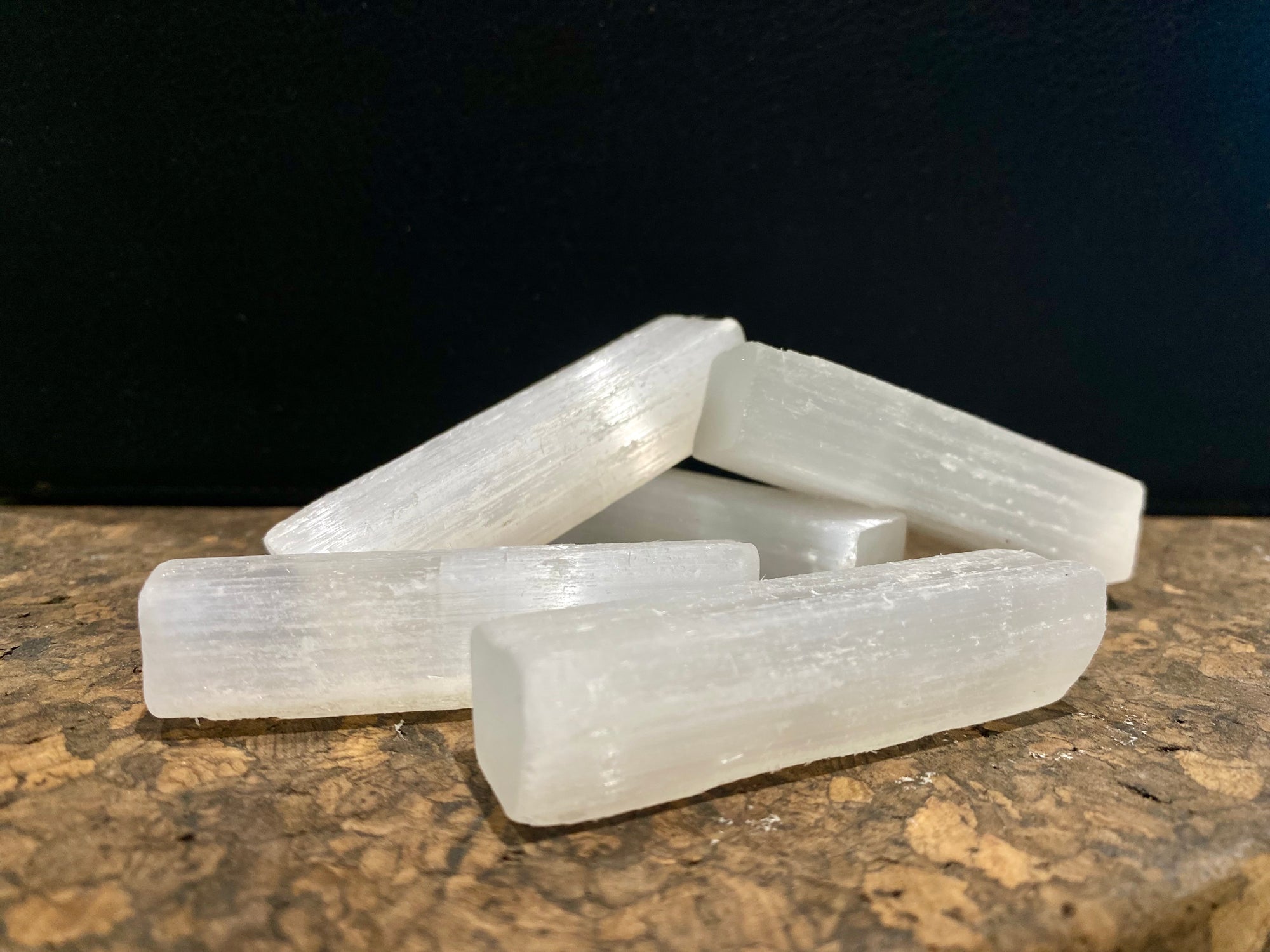Crystals of the world selenite 5 cm beams