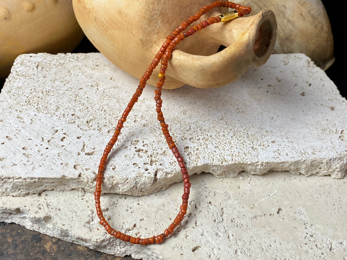 Vintage and antique Bonda bead choker necklaces. Choose from different lengths