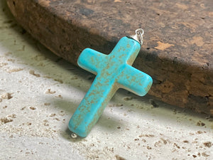 Blue Cross Pendant