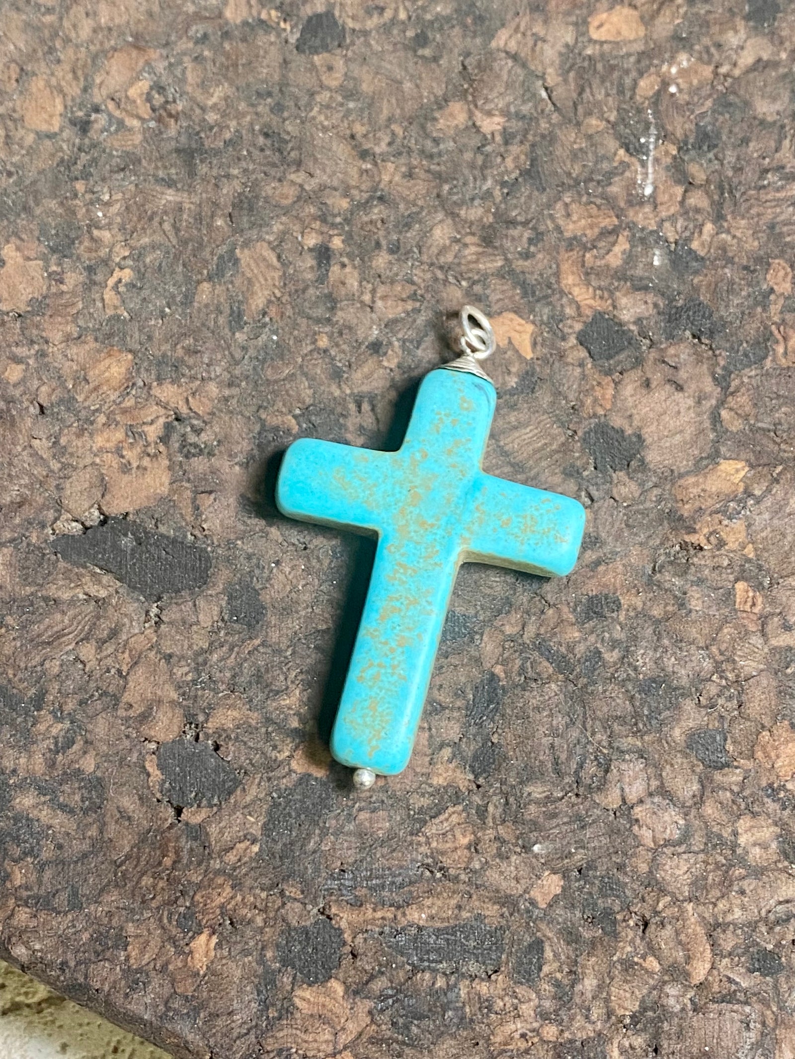 Blue Cross Pendant