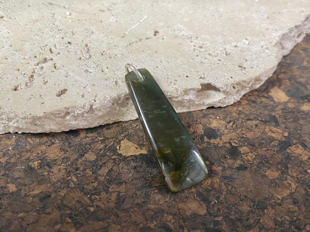 Stunning natural jade kuru pendants