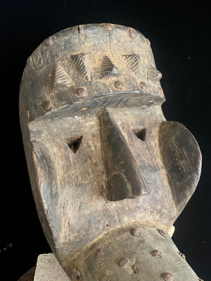 Kran Kagle mask. Kran people, Cote D'Ivoire, west Africa. Early 20th Century.