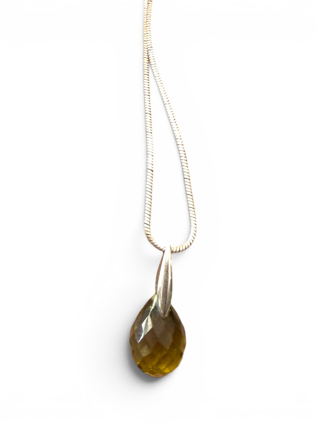 Green Amethyst Pendant