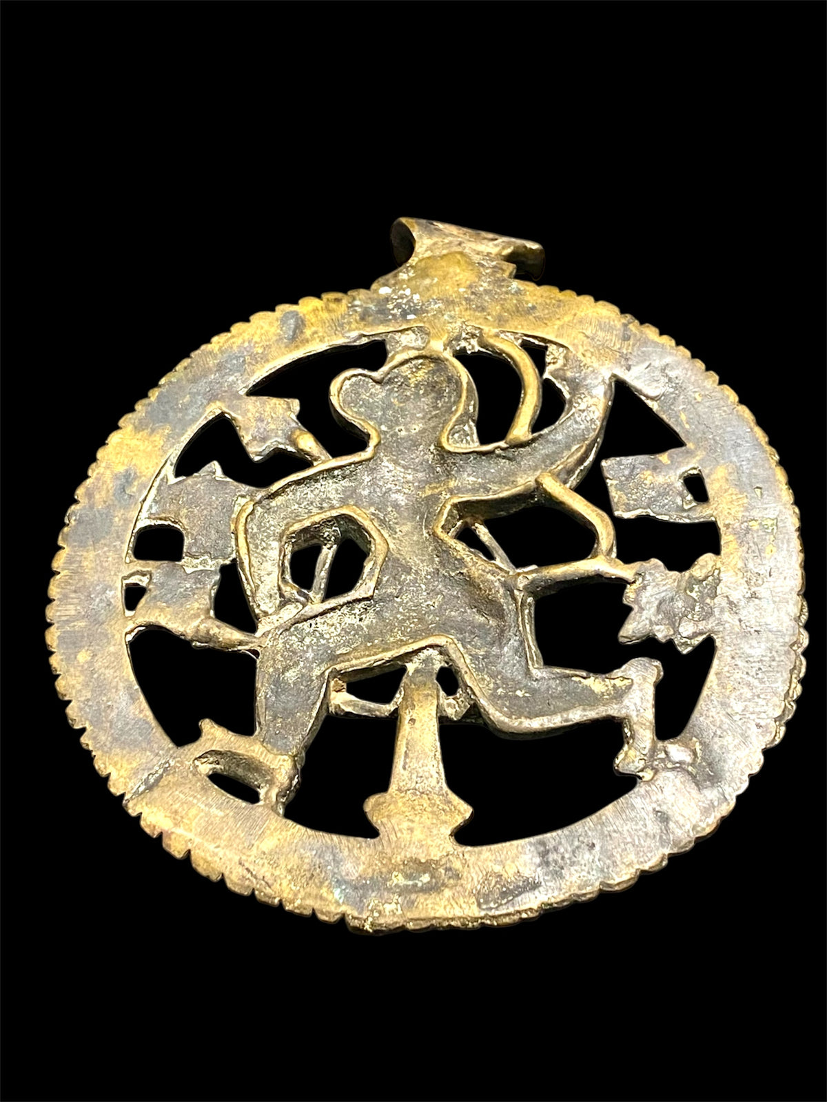 Hanuman Pectoral Plaque Amulet