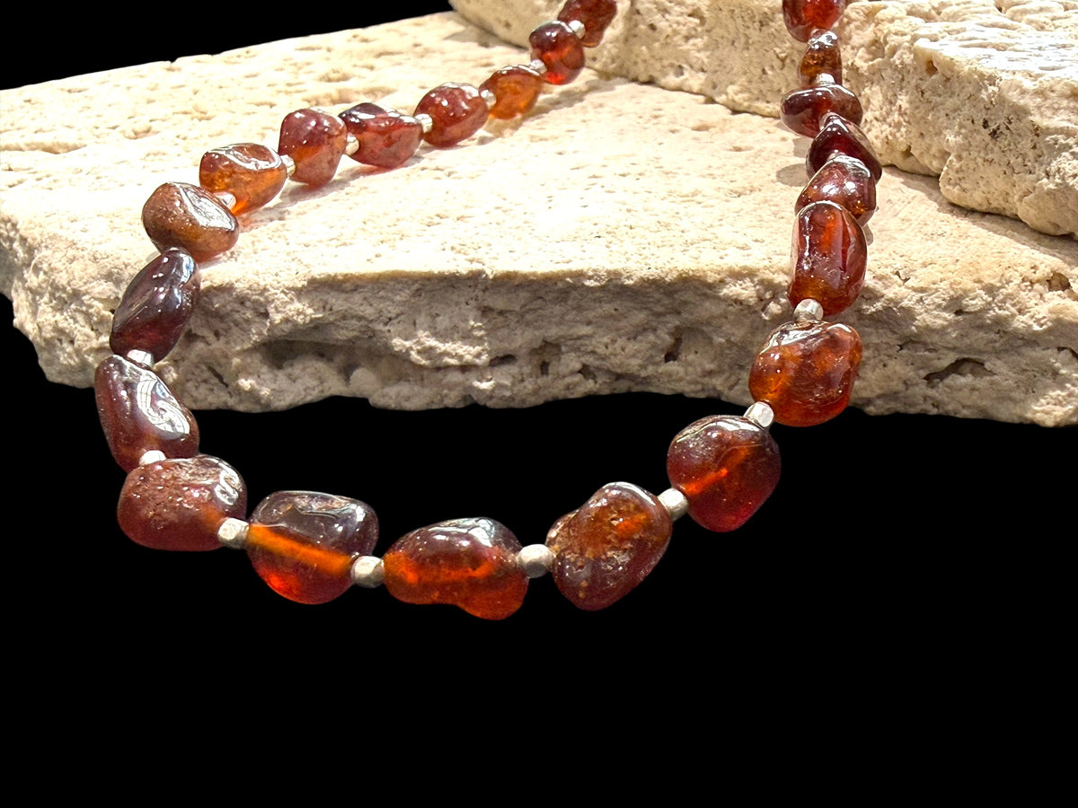 Hessonite Garnet Necklace