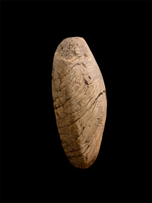 Antique solid teak wood cart wheel, rural India, early 20th century. Natural age and texture, central iron spoke hole and staples. Diameter 73 cm, depth 20 cm