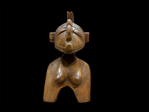 Nimba Mask, Baga people, Guinea, West Africa. Early 20th century. height 27 cm