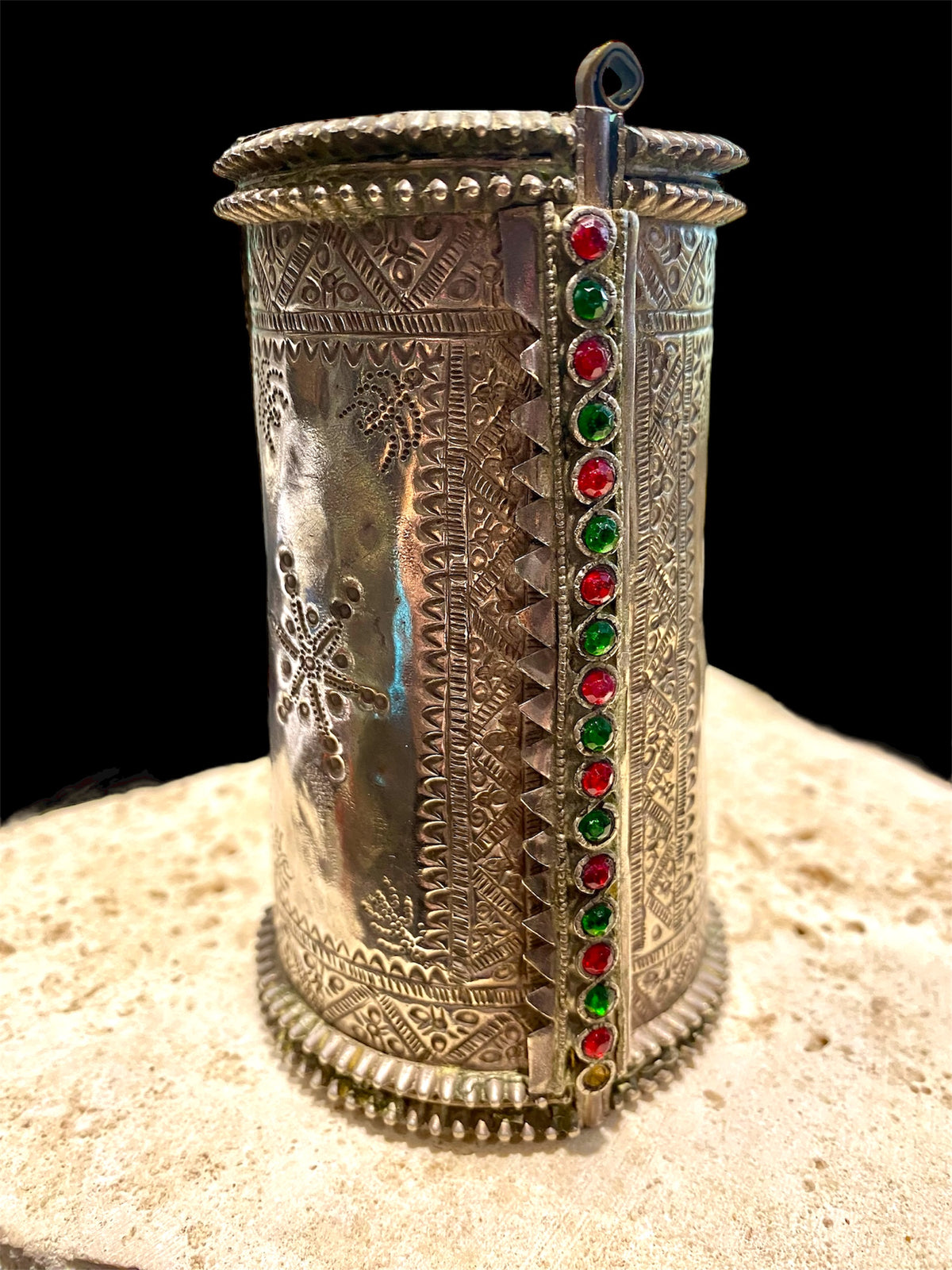 Antique Pakistan Silver Cuff Bracelet