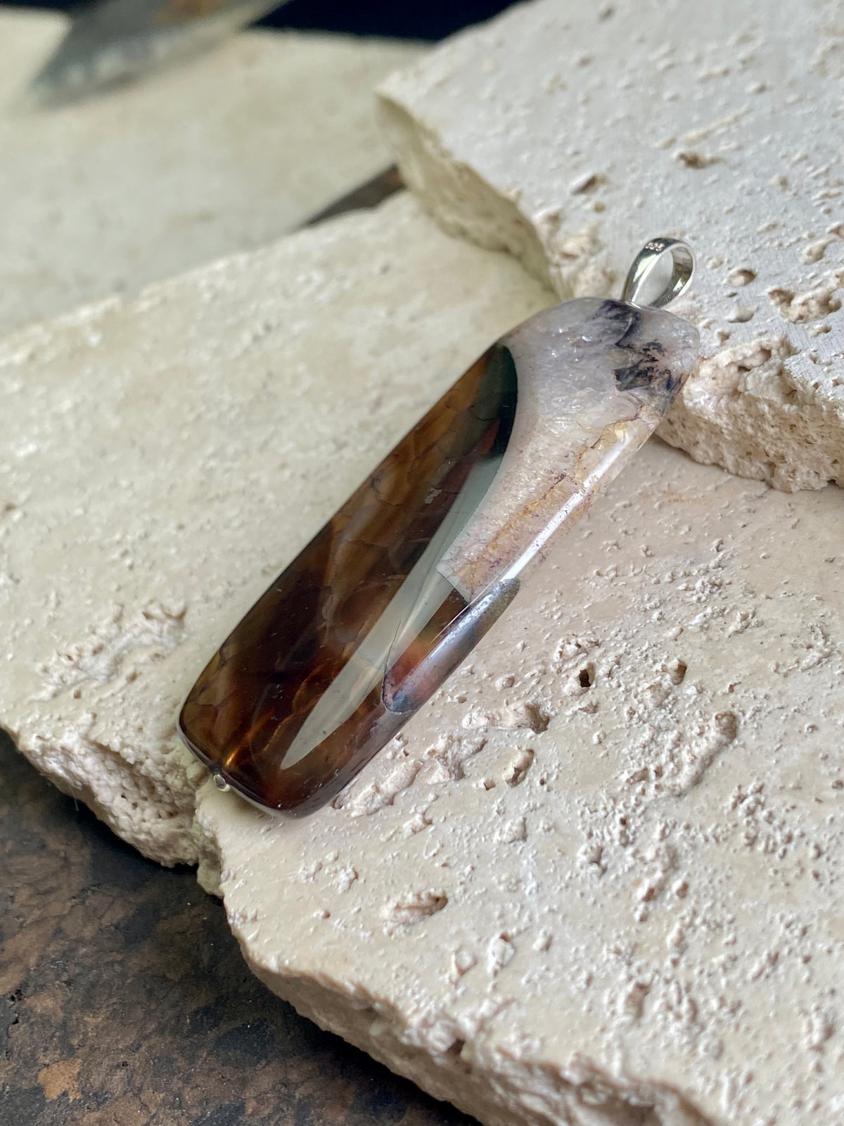 Quartz Druzy Pendant