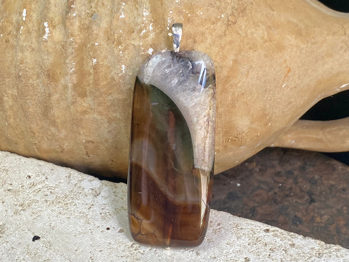 Quartz Druzy Pendant