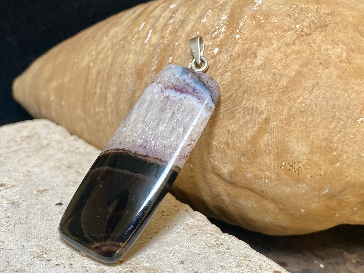 Quartz Druzy Pendant No 2