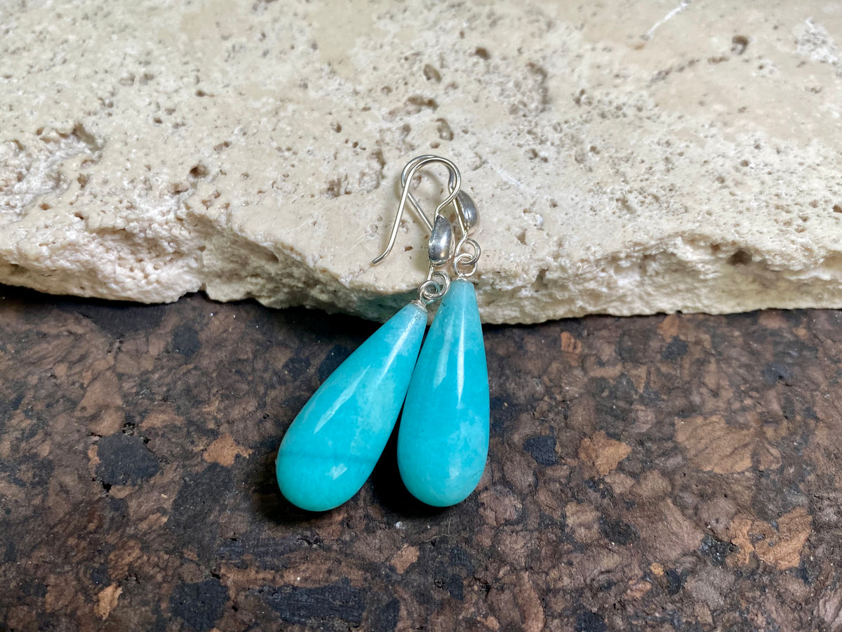 Amazonite Drop Earrings