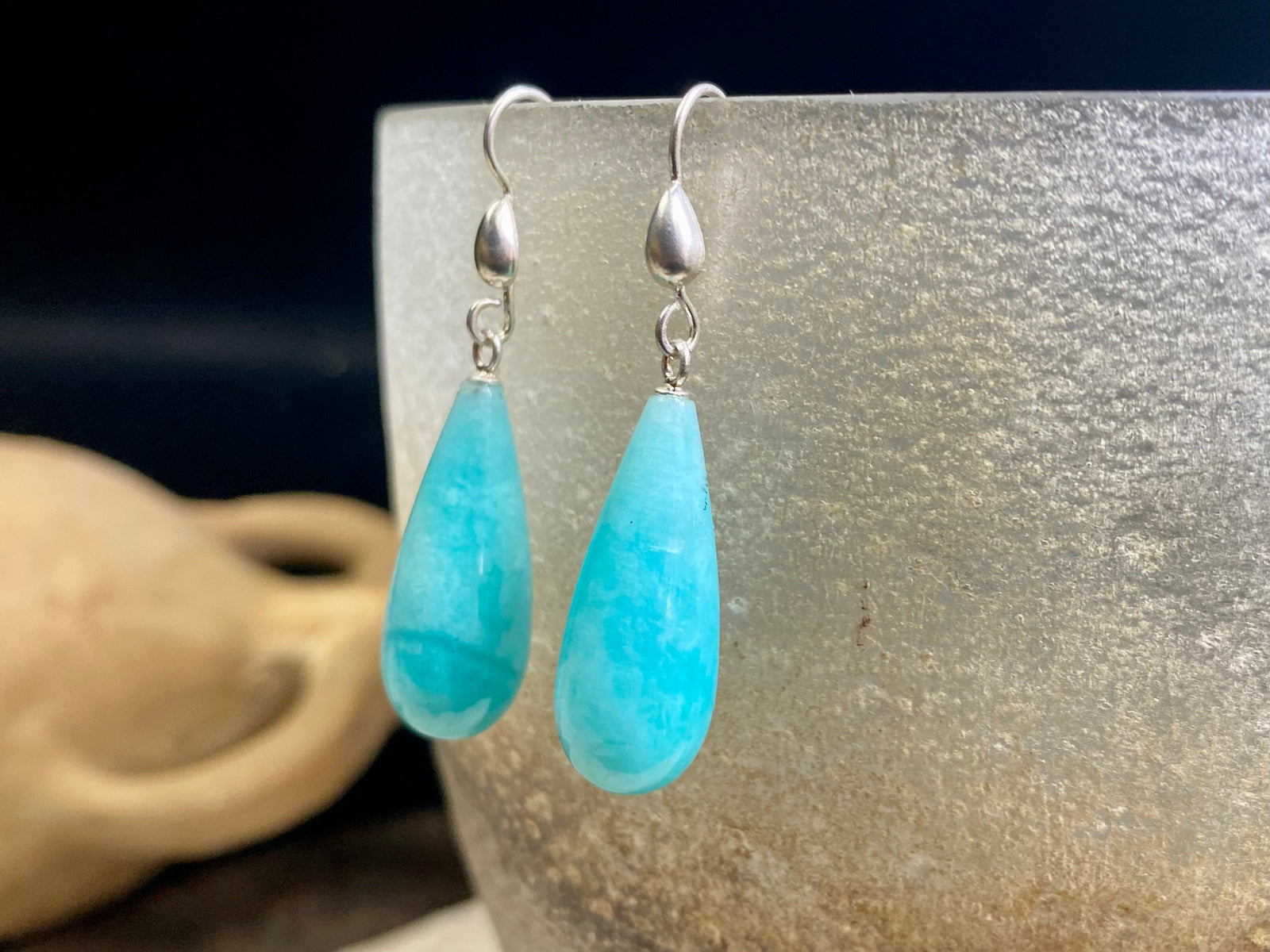 Amazonite Drop Earrings