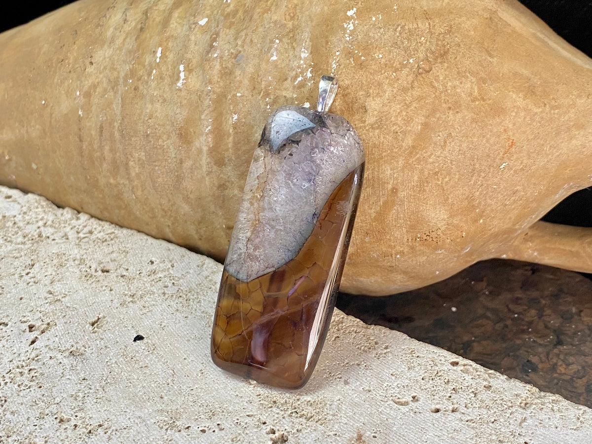 Quartz Druzy Pendant