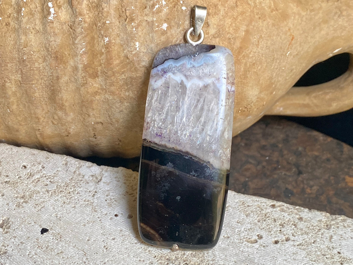 Quartz Druzy Pendant No 2