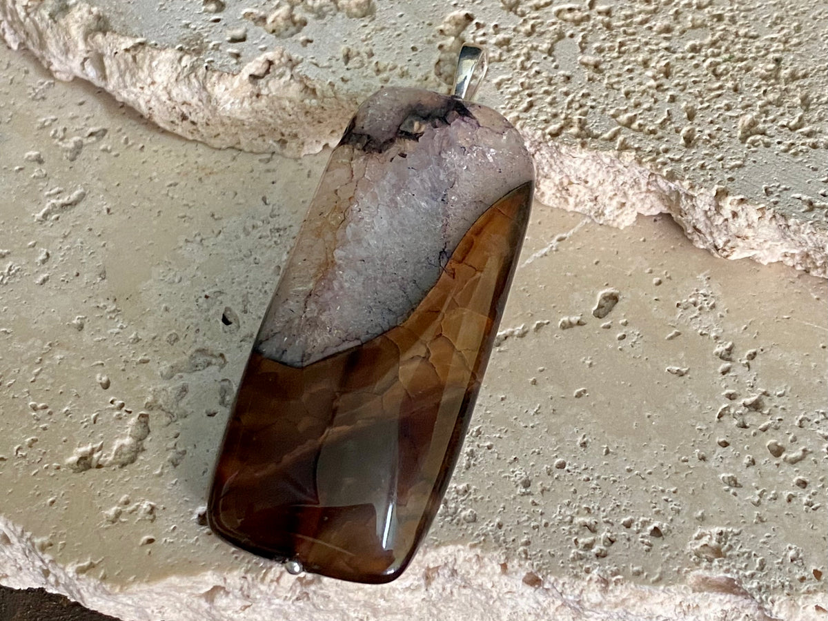 Quartz Druzy Pendant