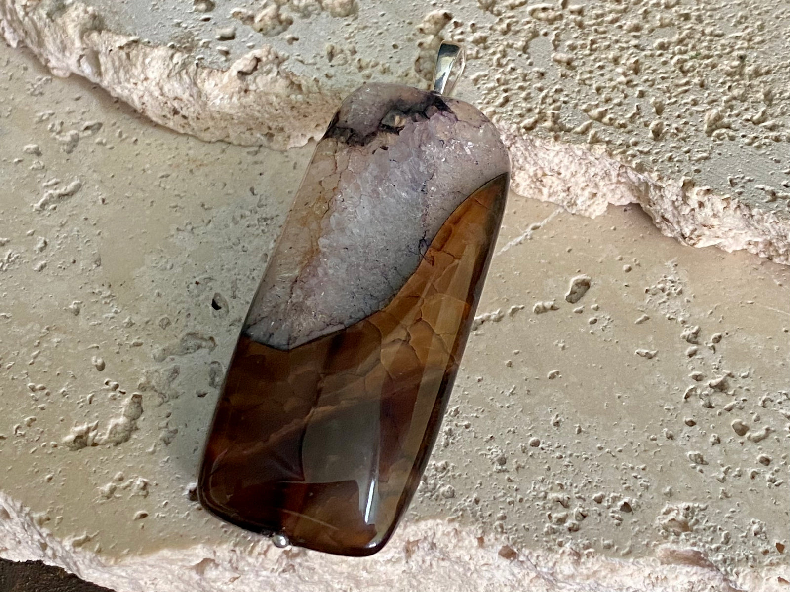 Quartz Druzy Pendant