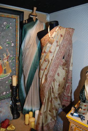 Muga Silk Hand Woven Sari