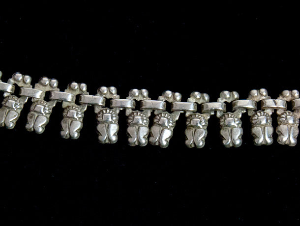 Silver anklet - vintage anklet - womens anklets