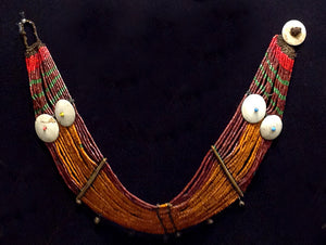 Konyak Naga Belt, Antique beaded belt, tribal belt