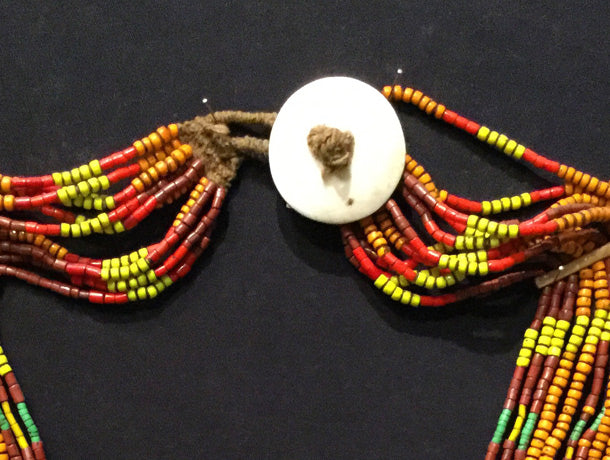 Tribal beaded necklace, naga necklace, naga konyak necklace