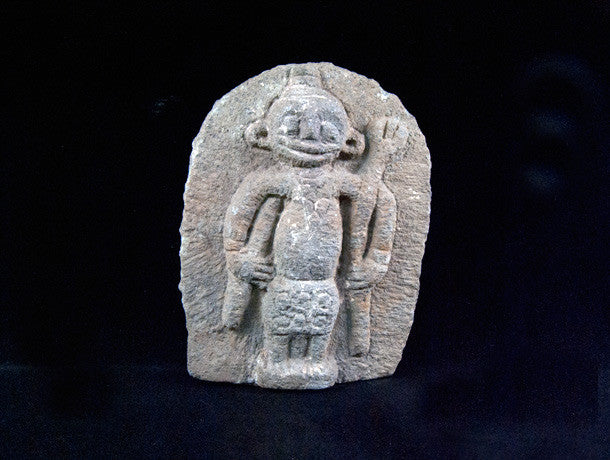 Antique Shiva Granite Stone Statue